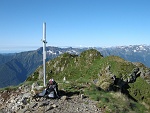 La Croce di Vetta  guardando verso l'Ossola